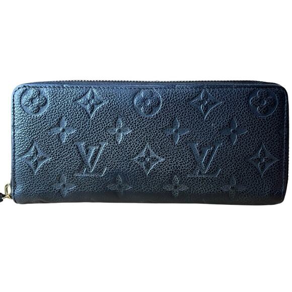 301. Louis Vuitton Empreinte Clemence Wallet Black - Picture 1 of 4